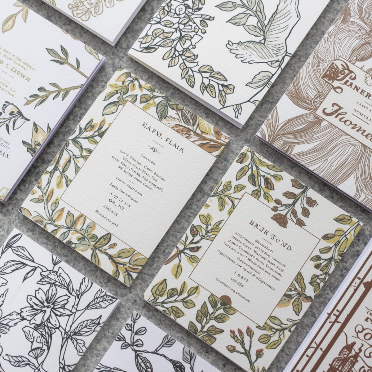 Håndlavede noteblokke